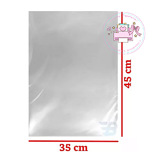Saco Transparente 30x45cm c/ 50 Plásticos