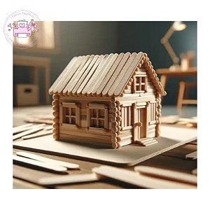 Palito de Picolé - Natural ( Pcte c/ 50 unid. )