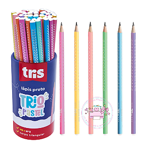 Lápis TRIS Trio Pastel HB2