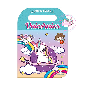 Livro  P/Colorir - Unicórnios 32 Fls
