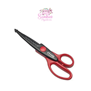 Tesoura de Picotar - 16,5cm - Corta Papel e EVA | GOOLER