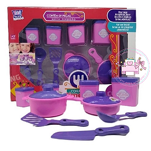 Conjunto De Mantimentos Zuca Toys c/ 9 Peças