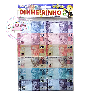 Dinheirinho Mini c/66 Notas