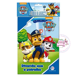 Kit Patrulha Canina C/ 8 Livros : Colorir / Atividades / Histórias