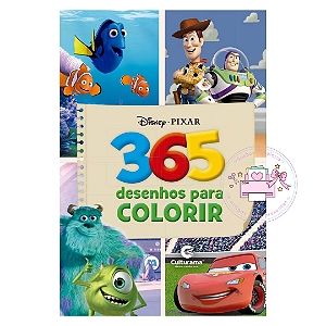 Livro | 365 Desenhos para Colorir - Disney Pixar