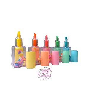Marca Texto Esmalte Color - Decorativo Neon