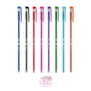 Caneta  Esferográfica CIS TIK  - 0.7mm Corpo Alongado ( Ball Pen )