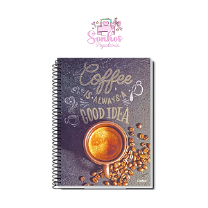Caderno Credeal - 80F  FEM. Coffe