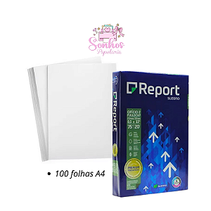 Pcte 100F Avulsas - A4 / Report Suzano