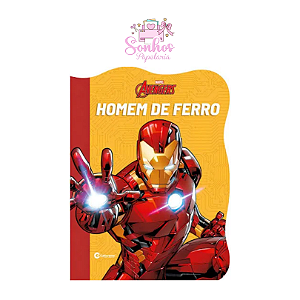 Livro Infantil - Cartonado | Temático - Homem de Ferro