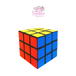 Brinquedo Pedagógico Cubo Mágico - Colorido