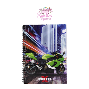 Caderno Moto X - Maxicars 96F Masc.