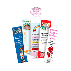 Marcador de Páginas - Impresso em Papel High Glossy ( Ped. Mínimo 10 un.)