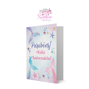Cartão Personalizado - De Aniversário Eventos ou Comemorações (High Glossy)