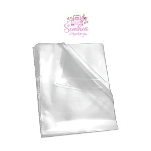 Saco Plástico - S/ Furos | Tamanho Ofício Transparente ( Unid.)