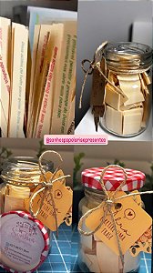 Pote de mensagens - Personalizado frases ou versículos