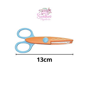 Tesoura Escolar de Picotar - CIS ( Formato Onda )