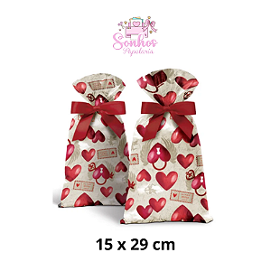 Embalagem | Saco para presente - Sortidos 15 x 29cm