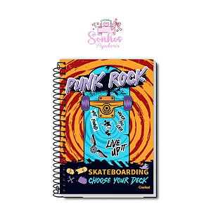 Caderno CREDEAL - PUNK ROCK / 10 matérias / 160F