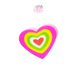 Borracha - Cores CORAÇÃO / Win Paper