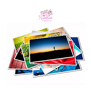 Impressão Fotográfica Colorida | Paper Glossy - Folha A4