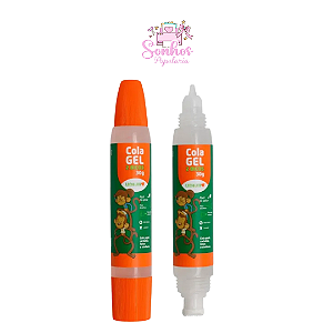 Cola Gel 30G / 2 Bicos / Lavável - Não tóxica | LÉO & LEO