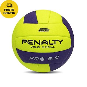 Bola Penalty Volei 8.0  Amarelo/Roxo