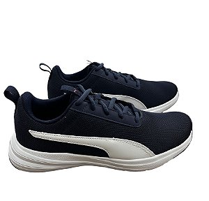 Tênis Puma Rickie Runner Jr  Marinho/Branco