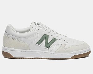 Tênis New Balance 480 Low Branco/Verde