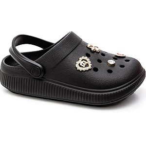 Babuche Molekinha  Preto