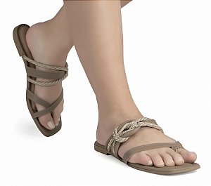 Rasteira Dakota Natural