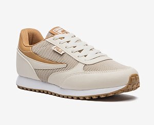 Tênis Fila Renno Classic Bege/Caramelo