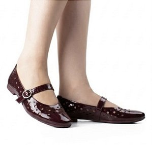 Sapatilha Boneca Dakota  Vinho