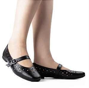 Sapatilha Boneca Dakota  Preto