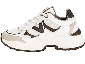 Tênis Via Marte Bege/Marrom