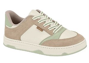 Tênis Moleca Offwhite/Bege/Verde