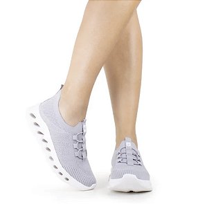 Softli Tênis Knit Cinza