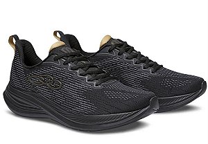Tênis Olympikus Marte Preto/Dourado