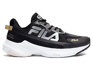 Tênis Fila Recovery Preto/Dourado