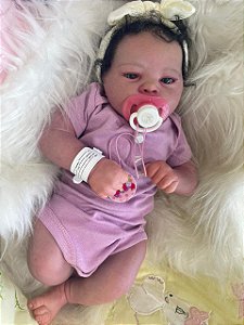 Bebê negra realista linda