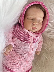 BEBÊ  REALISTA OLHOS FECHADOS PERFEIÇÃO!