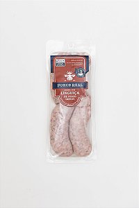 PORCO REAL - Linguiça Gomo com quatro unids - Peso variável entre 340 e 400g