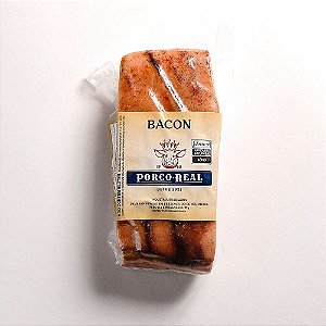 PORCO REAL - Bacon Defumado - Tam. P - Peso variável entre 190 e 250g