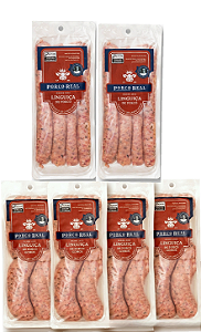 PORCO REAL - Kit Promo Linguiças - 4 Gomos e 2 Fininhas