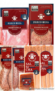PORCO REAL - Kit Degustação de todos os produtos Porco Real (Bacon Tam.: M)