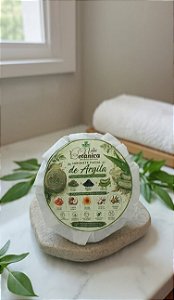 Sabonete solido Facial, Argila verde, preta, babosa e açafrão (Hotprocess)