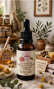 Extrato de Propolis Vermelha e Marron