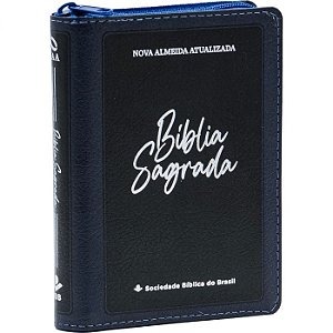 Bíblia Sagrada  NAA Lt Maior Zíper SBB