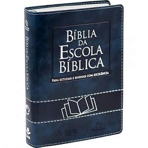 Bíblia da Escola Bíblica - NAA - Azul - SBB