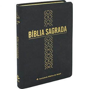 Bíblia Sagrada Letra Grande - Linha Ouro ARC Preta SBB